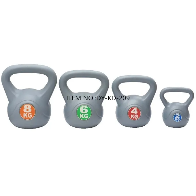 High Quality Single Color Cement Kettlebell/2,4,6,8,10,12,16,18,20kg