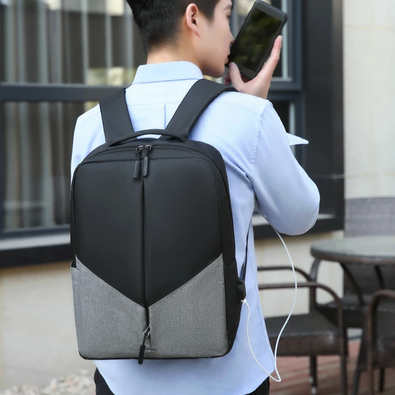 business laptop backpack college backpack with usb smart charging port 3 in 1 laptop bag 15.6 inch computer backpack
