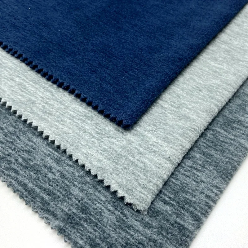 New style winter jacket 100% polyester dark color 260GSM knitting cationic polar fleece fabric