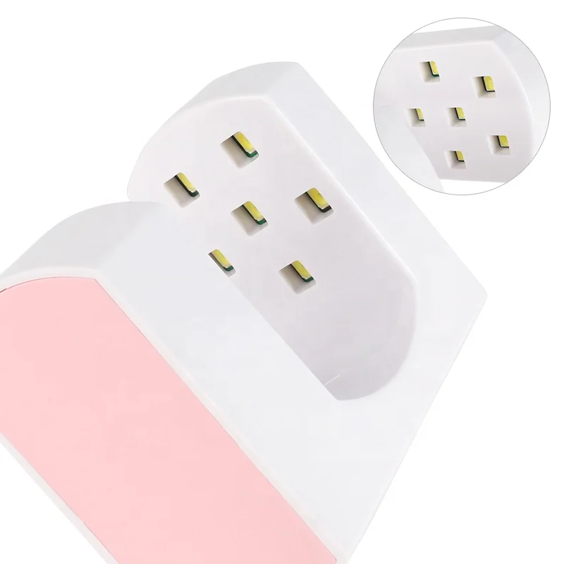 Mini UV LED Nail Lamp USB Portable Nail Light with Timer for Gel Nails Quicky-Dry Gel Polish Drying Lamp for Manicure Art DIY