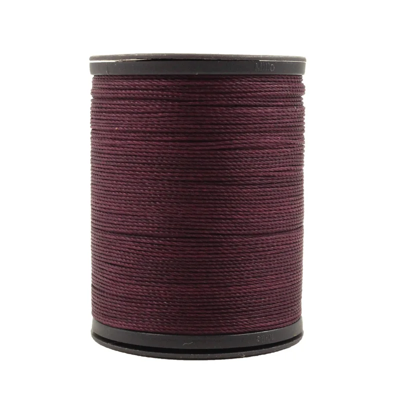 Factory Wholesale 3 New Round Wax Line Spot Leather 100% Polyester Sewing Thread Weaving Thread Clothing Sewing 1260d/3