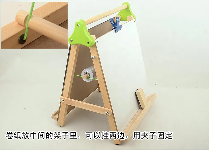 Оптовая продажа с фабрики обучения Двухсторонняя доска (Немагнитный) Детская деревянная чертёжная доска 3-в-1 доска