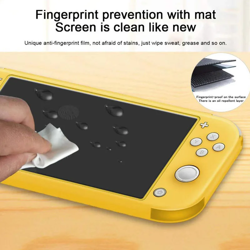 Защита для экрана из закаленного стекла Nintendo Switch Lite твердость 9H устойчивая к царапинам пленка switch