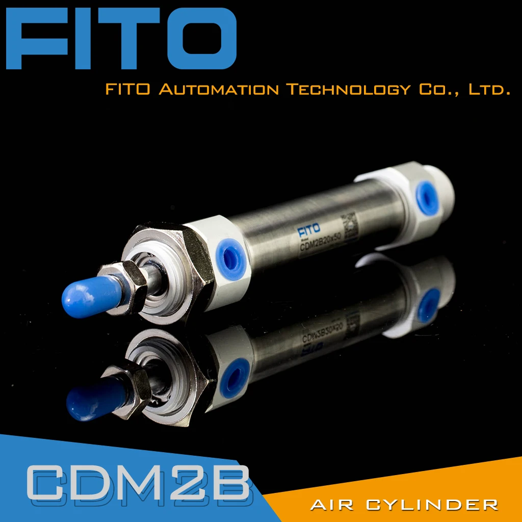 Cdm2b Cm2b/Cdm2b16/20/25/32/40-25/50/75/100/125/150/175/200/300 SMC Type Cdm2b Series Double Acting Mini Round Pneumatic