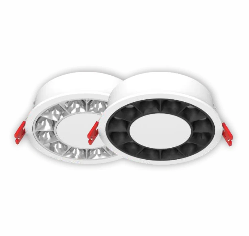 2022 popular high CRI lumen ceiling Lighting Fixture 7W 12W 20W 30W recessed anti glare downlight for high quality requiremnt