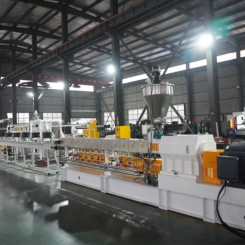 shoesole TPU TPR EVA Granules Making Machine Two Stage Extruder with Underwater Pelletizing System