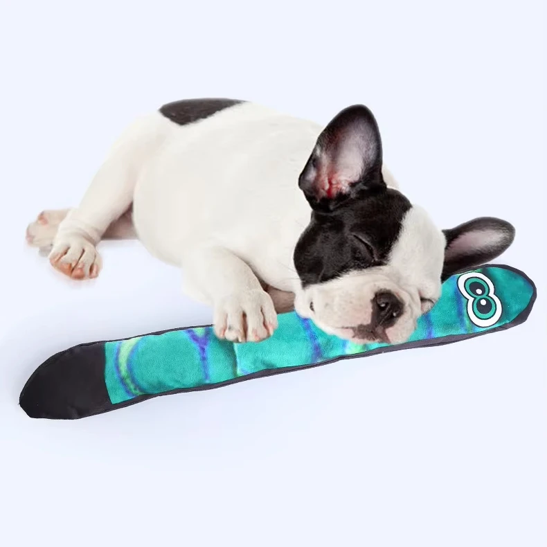 Sustainable Interactive Cobra Plush Dog Toy Durable Bite-Resistant Plastic Rattling Paper Toy Self-Hi Sound Eco-Friendly Toy Bag