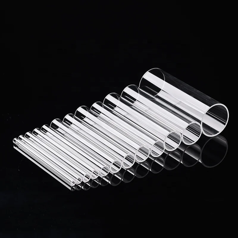 High temperature resistant quartz glass coil, spiral tube and bend