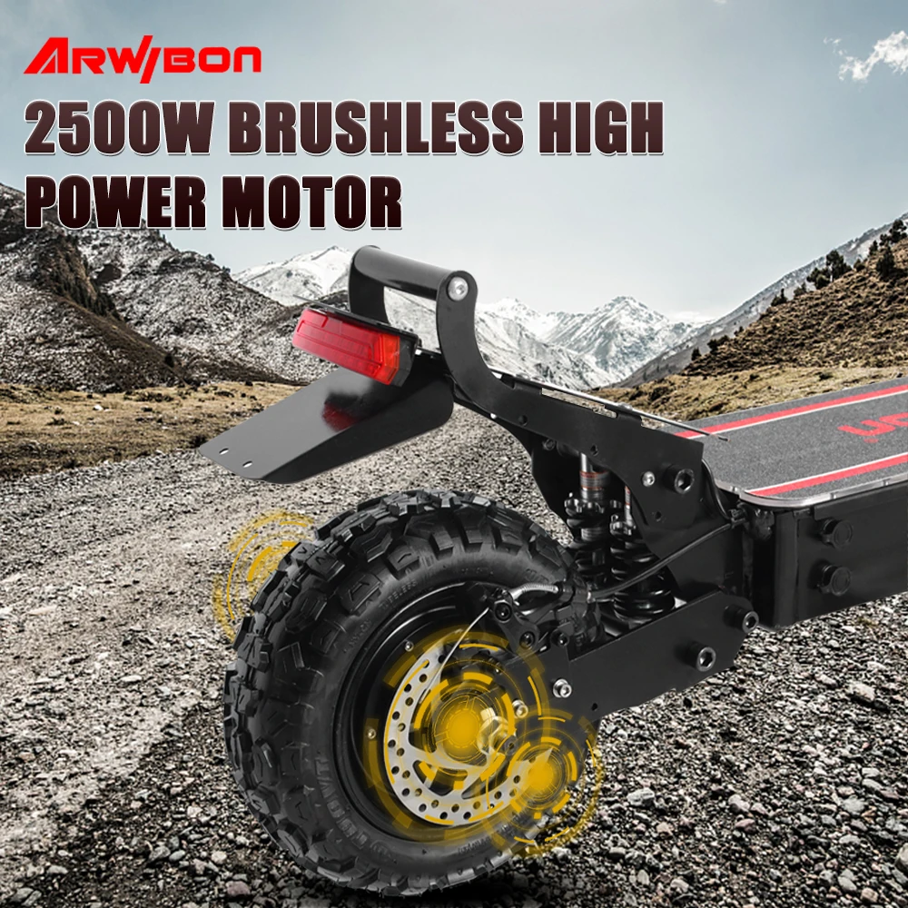 Arwibon Q30 USA/EU Stock Hydraulic Suspension escooter e scooter 11 inch Heavy Duty  Fast Electric Scooter