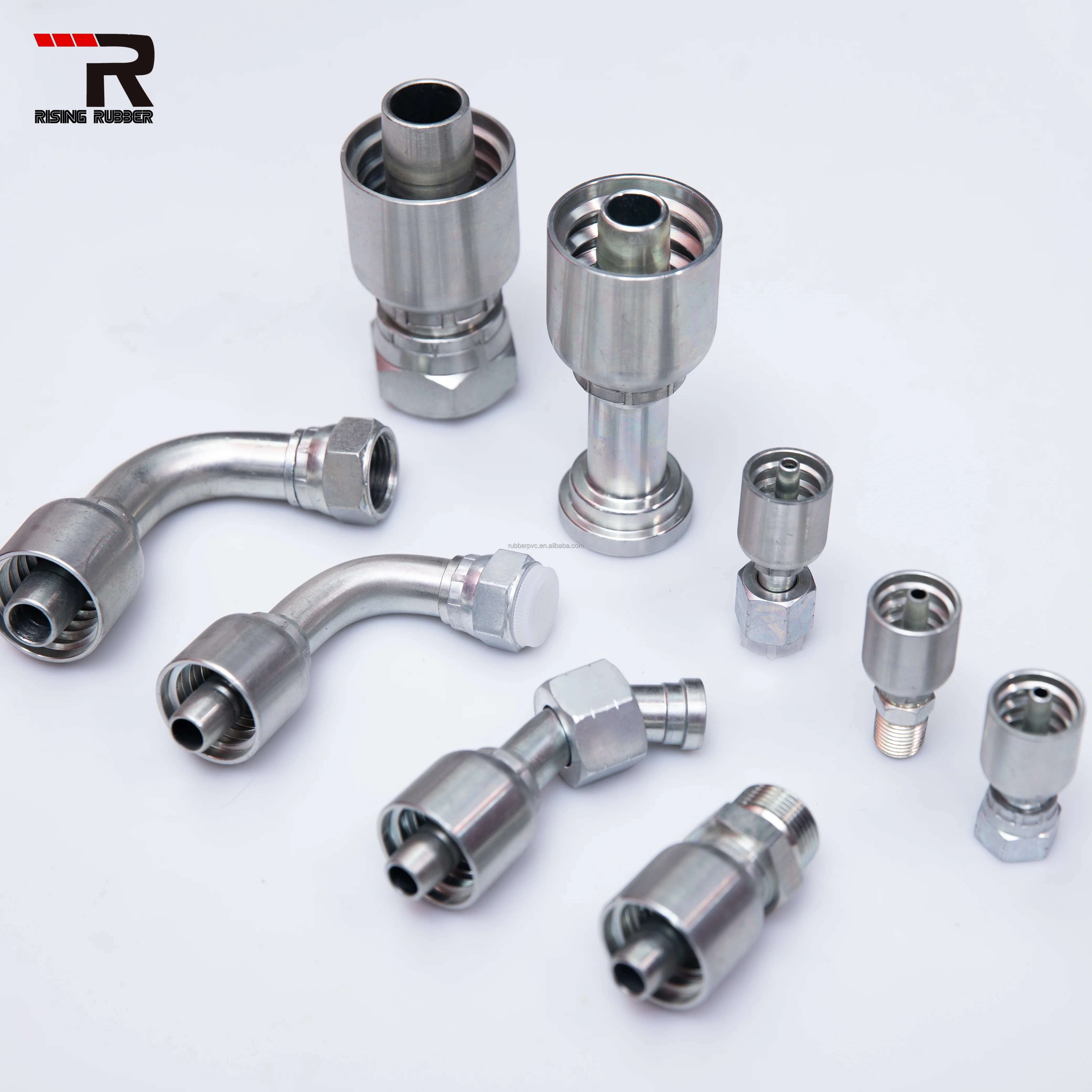 Hydraulic Crimp Hose Connectors High Quality Pipe Fittings