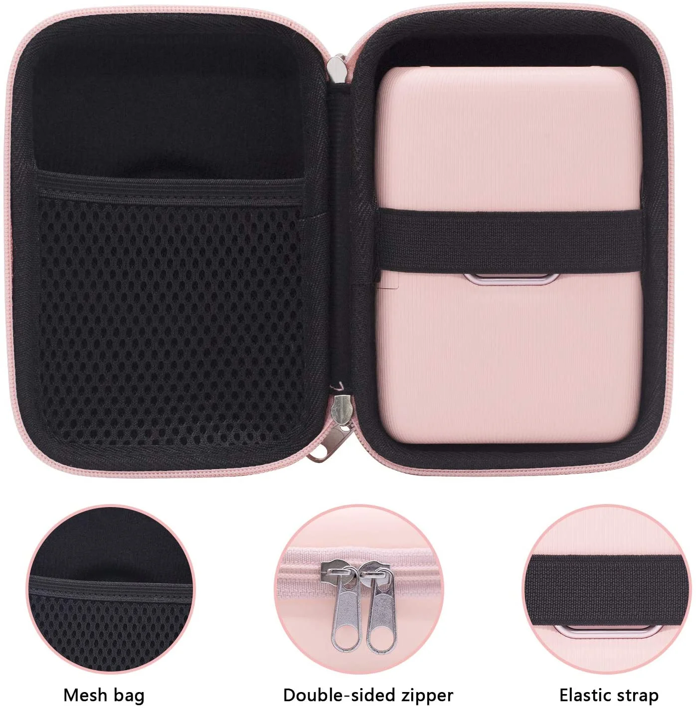 Fumao Hard Case for Fujifilm Instax Mini Link Smartphone Printer, Travel Case Protective Cover Storage Bag