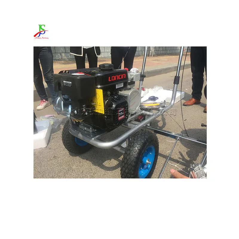 Road road cold spray marking machine high with hydraulic cold spray marking machine gasoline road marking machine