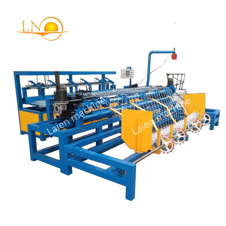 Laien Full Automatic Chain Link Fencing Net Making Machine/double Wire Mesh Chain Link Fence Weaving Machine Manufacturer