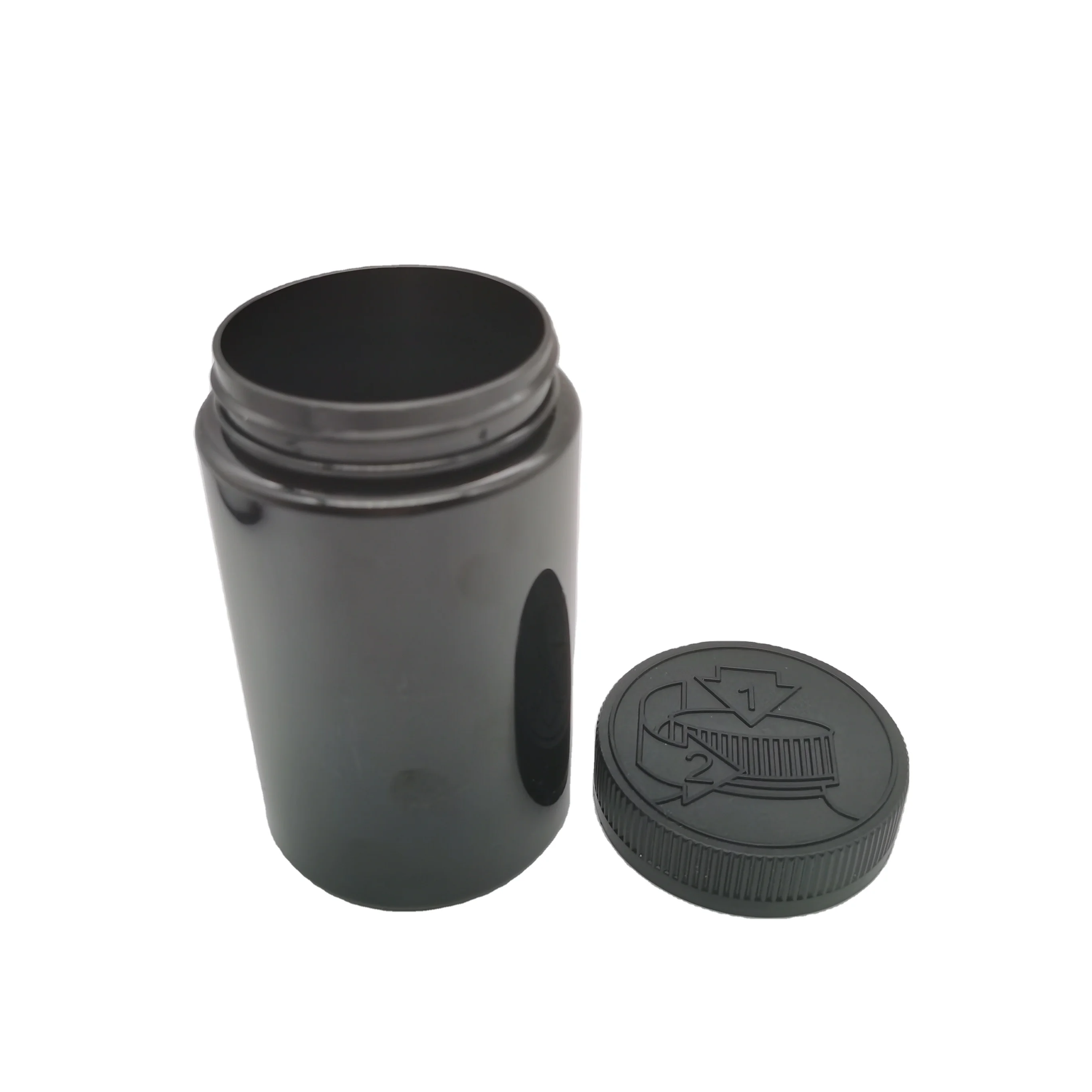 Pill jar Plastic  Bottle Empty Reagent Bottle Chemical Containers with Caps for Liquid Solid Powder Medicine 200ml