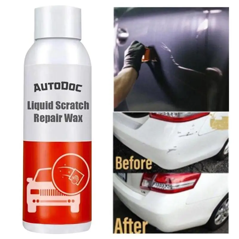 Car Scratch Repair Liquid Remove Stain Scratch Repair Agent No Trace Car Polish Cleaning Tool Liquid Scratch Repair Wax
