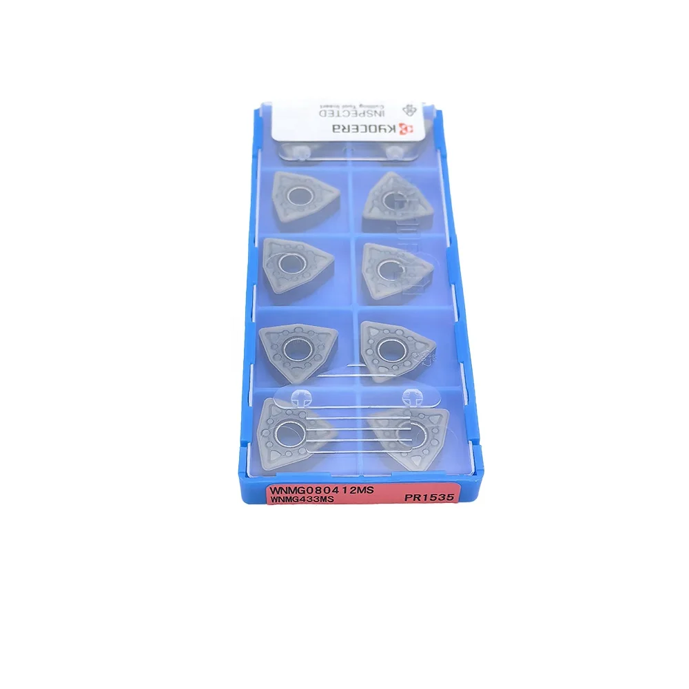 Carbide Inserts WNMG080412MS Carbide Turning Tool External CNC Lathe Insert for Metal Working Optimized Performance