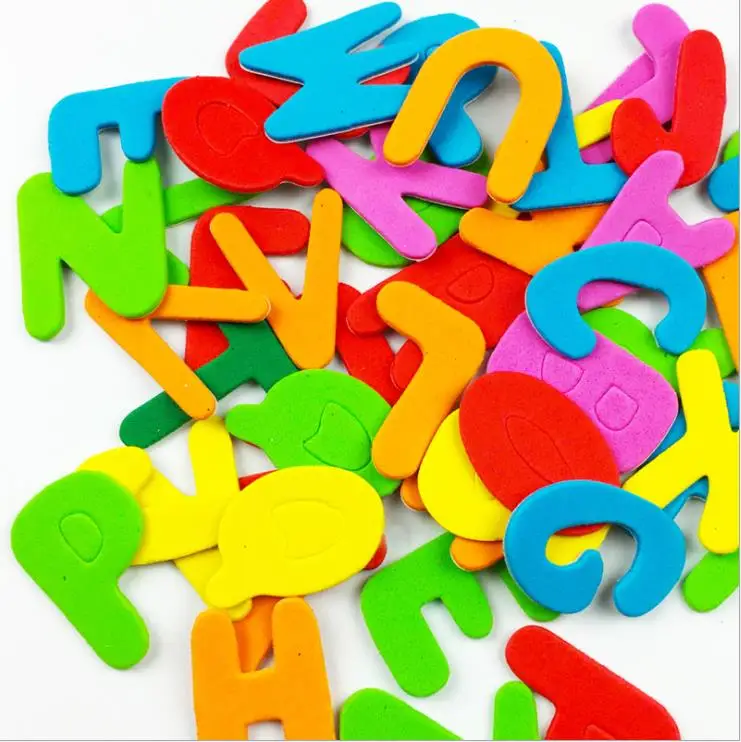 ABC large Alphabet EVA Foam Shapes for Kids, Arts & Crafts, Language, Learning and Teachers
