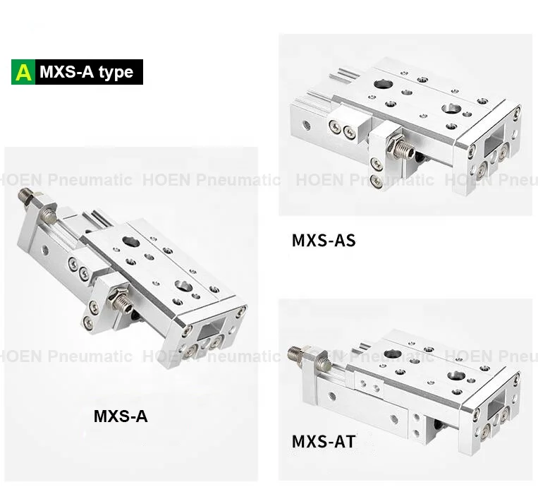 MXS материал ограничение воздушный слайд-стол MXS16-10-20-30-40-40 с двумя концами буфер регулировки двойной стержень