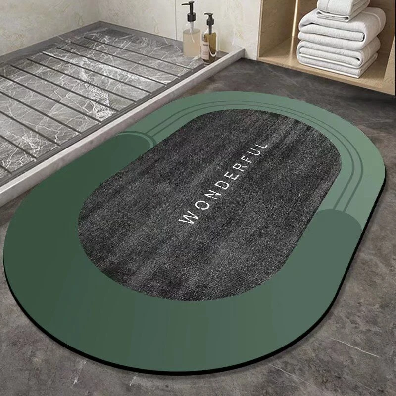 wholesale Hot sell Quick-Drying Soft Strong Non-Slip super absorbent floor mat diatomite bath mat in China