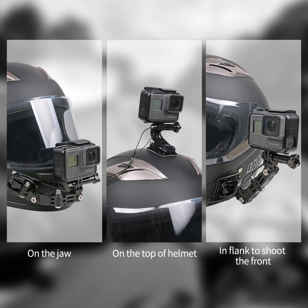  Аксессуары SUREWO для GoPro Крепление на мотоциклетный шлем Hero 7 black 6 5 Black 4 Session Silver 3 + SJ6000 YI и многое