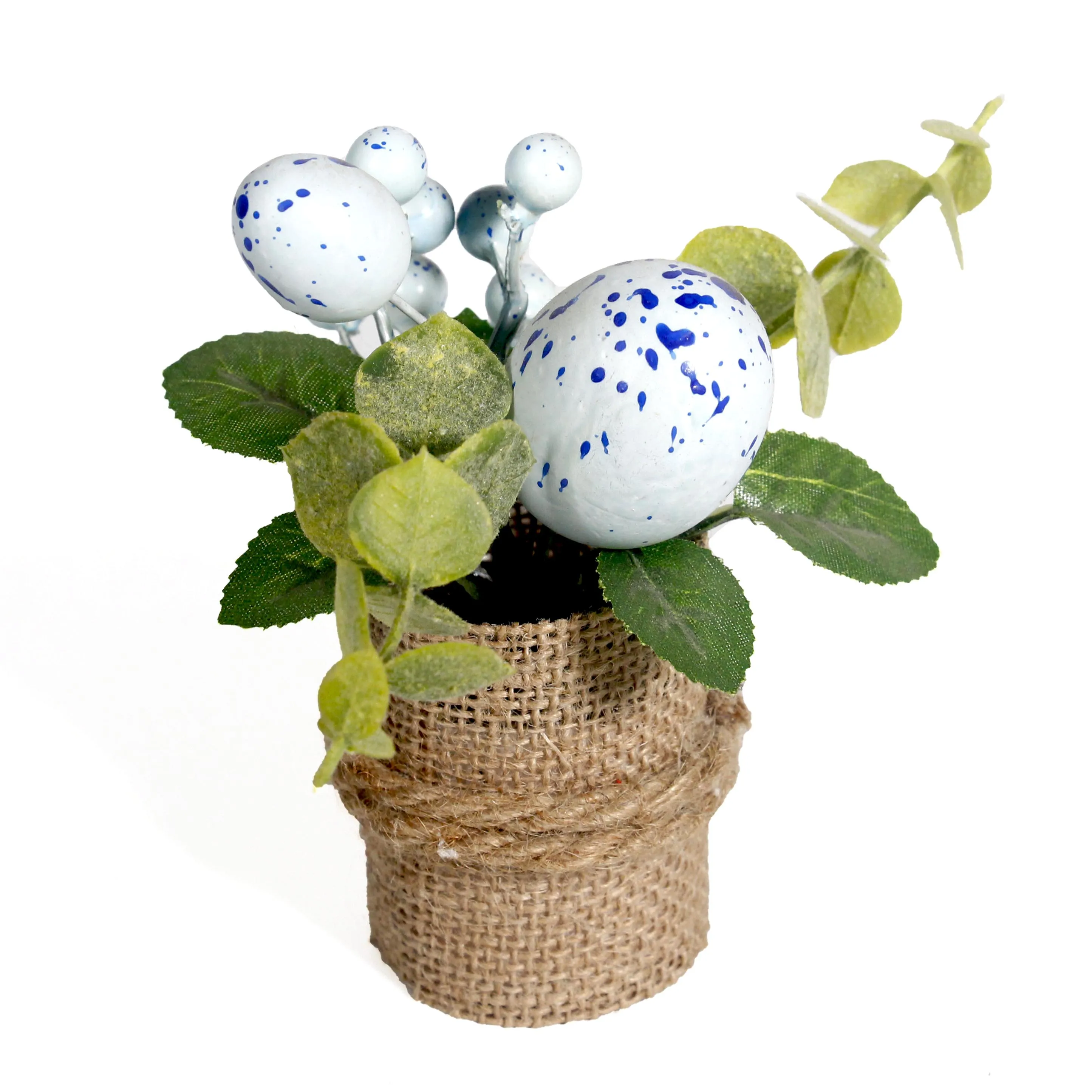 Wholesale Easter Eggs Handmade Floral Pot Holiday Decoration Hot Selling Hand Painted Easter Egg