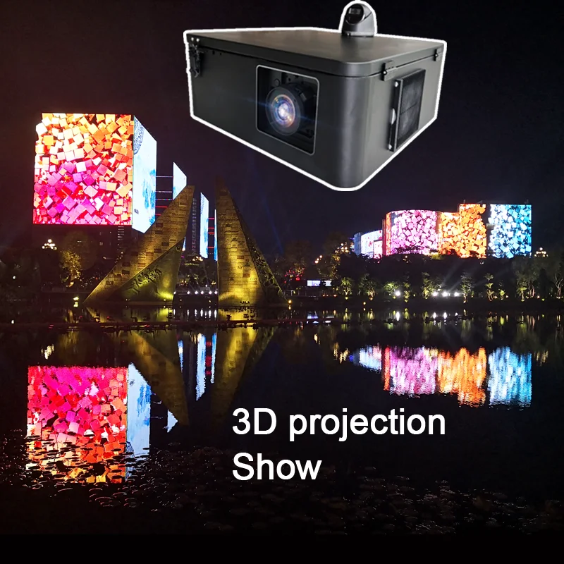 Индивидуальный 3D непромокаемый интерактивный дисплей для ресторанной рекламы живописного кинотеатра голографический проектор