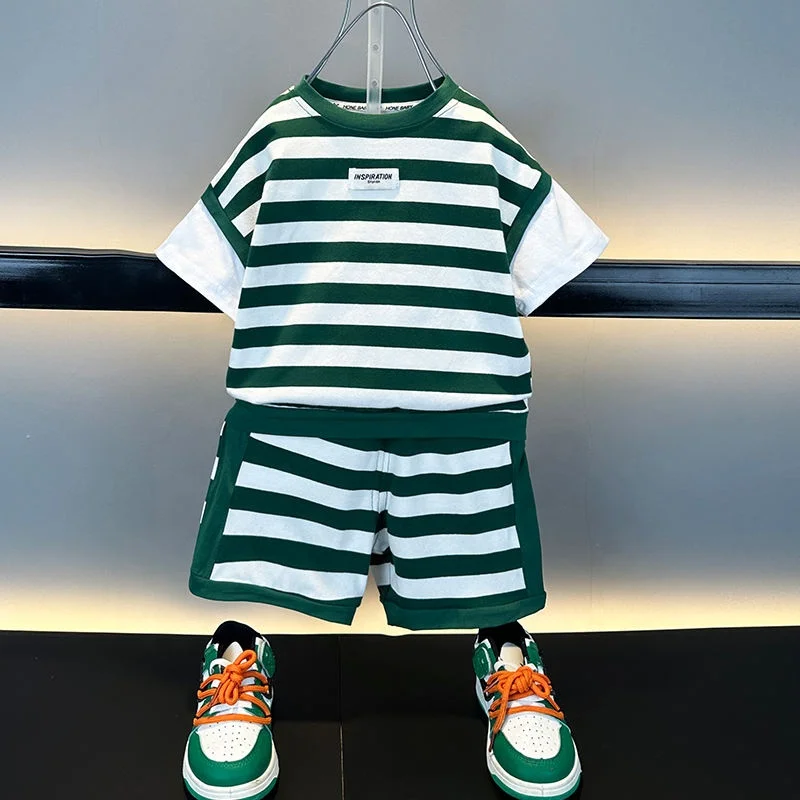 2024 summer short sleeve new boys formal suits wholesale suit for kids boys wedding children boys suits