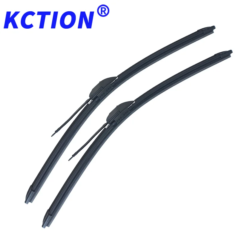 KCTION  K-112S  Frameless Universal  Spray Frameless Wiper Blades U Hook Soft Rubber Windscreen  Quality  Rubber Wiper Blades