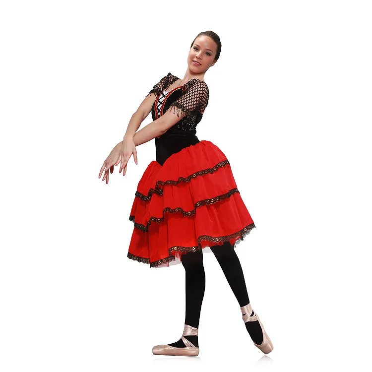 New Arrival classical Spanish  style women ballet tutu costume dance costumes