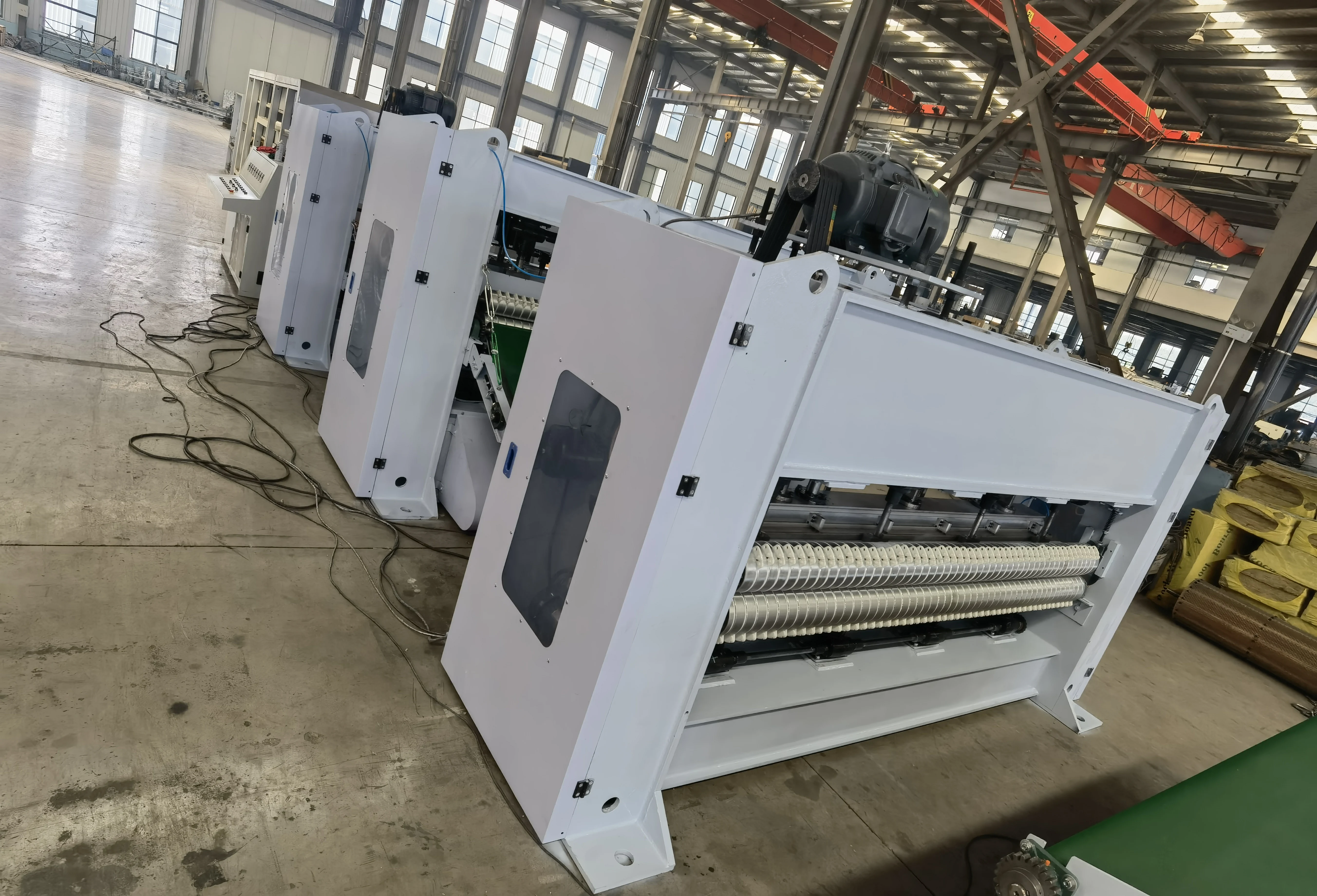 Automatic Nonwoven Machinery Mattress Needle Loom Machine New Condition Core Motor Engine Components Blanket Manufacturing Plant