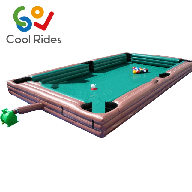 Custom inflatable sport game inflatable billiard table inflatable air snooker ball for sale