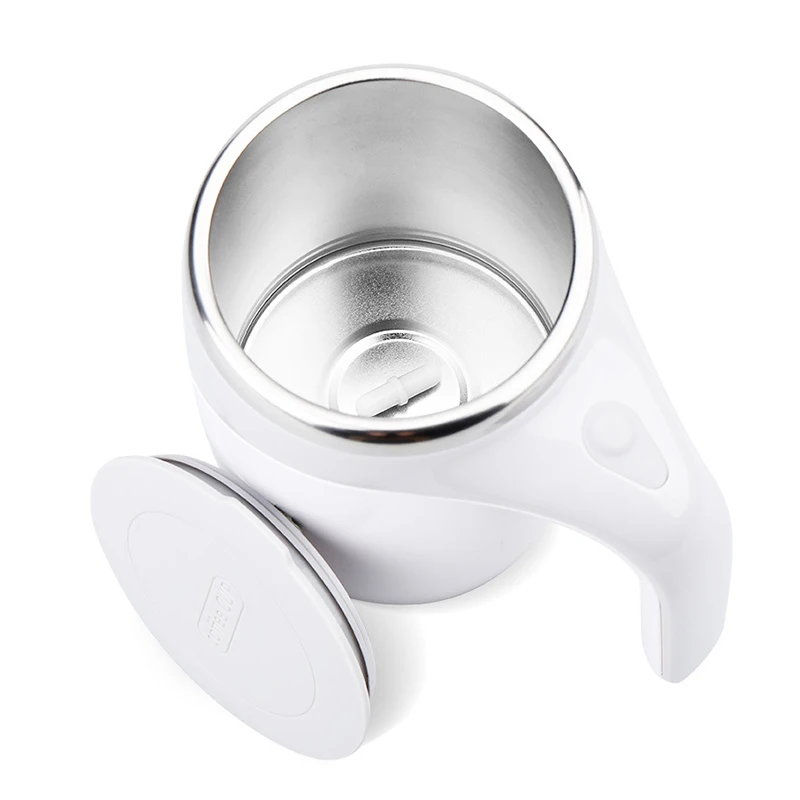 Creative  Gift 2AAA Batteries Stainless Steel Lazy Auto Self Stirring Mug auto Mixing Coffee Cup Automatic Self Stirring Magneti