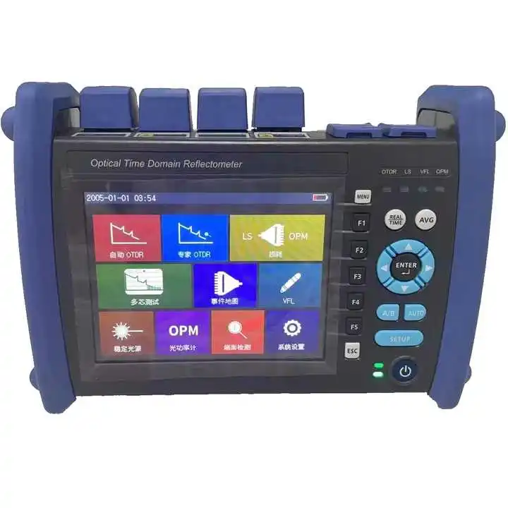JW3302E OTDR 1310/1550nm 32/30dB Fiber Optic Reflectometer full Touch Screen VFL LS OPM Event Map Ethernet Cable Tester EXFO