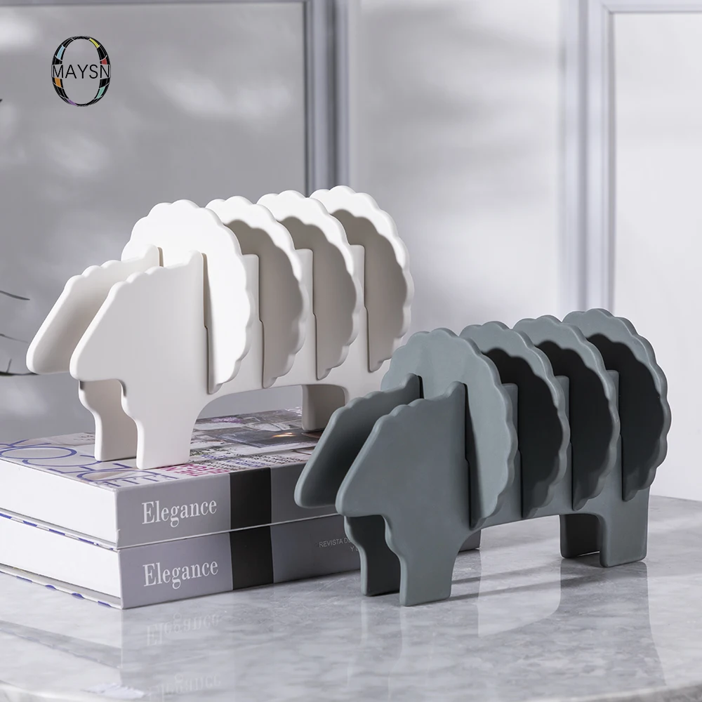 Керамические декоративные подставки для чая и кофе в современном стиле