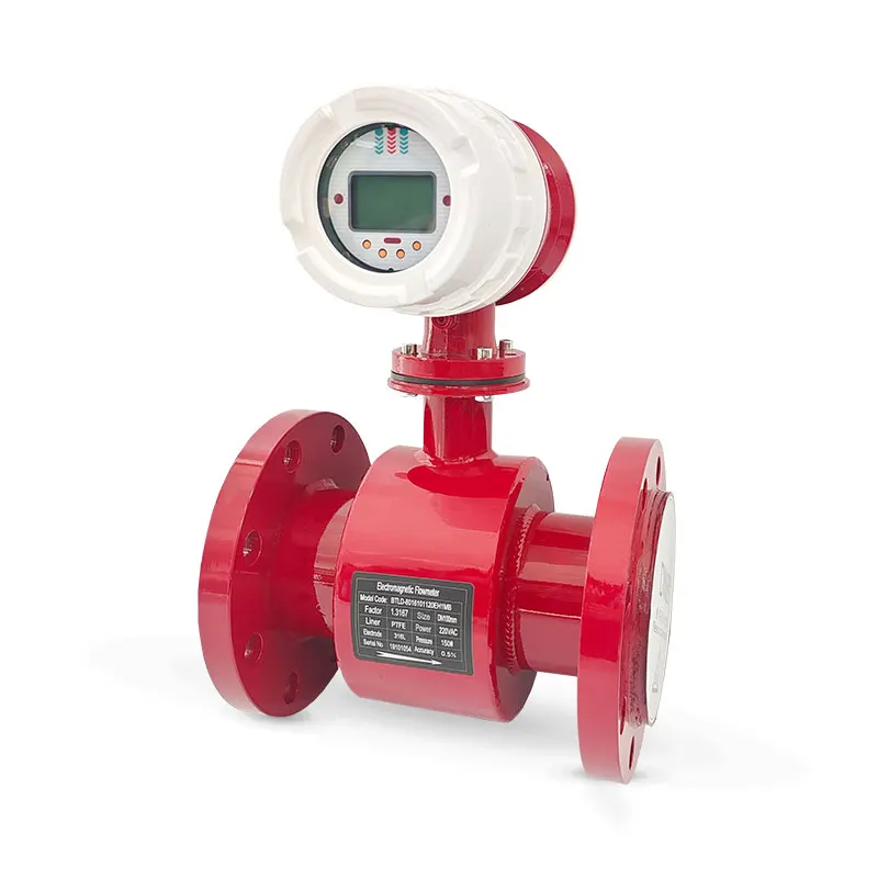 Mechanical Electromagnetic Flowmeter Ultrasonic Steam Sewage DN100 4 Inch Water Magnetic Flow Meter