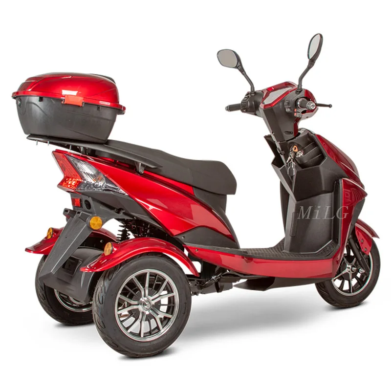 1000w 60v 3wheel Bike Adult Bicycle Electric Tricycle Scooter Steel Moped Adult 2000w Trikes 3 Wheel Motorcycle Open Passenger