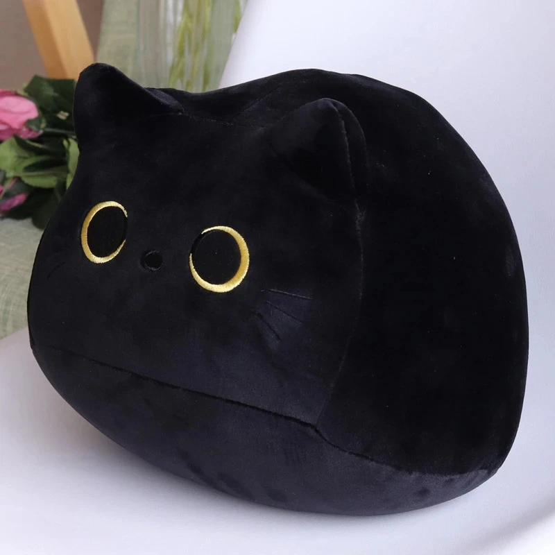 Black Cat About 8Cm  Plush Doll Toys Cute High Quality Gifts for Boys and Girls Stuffed Soft Pillow Animal Toy