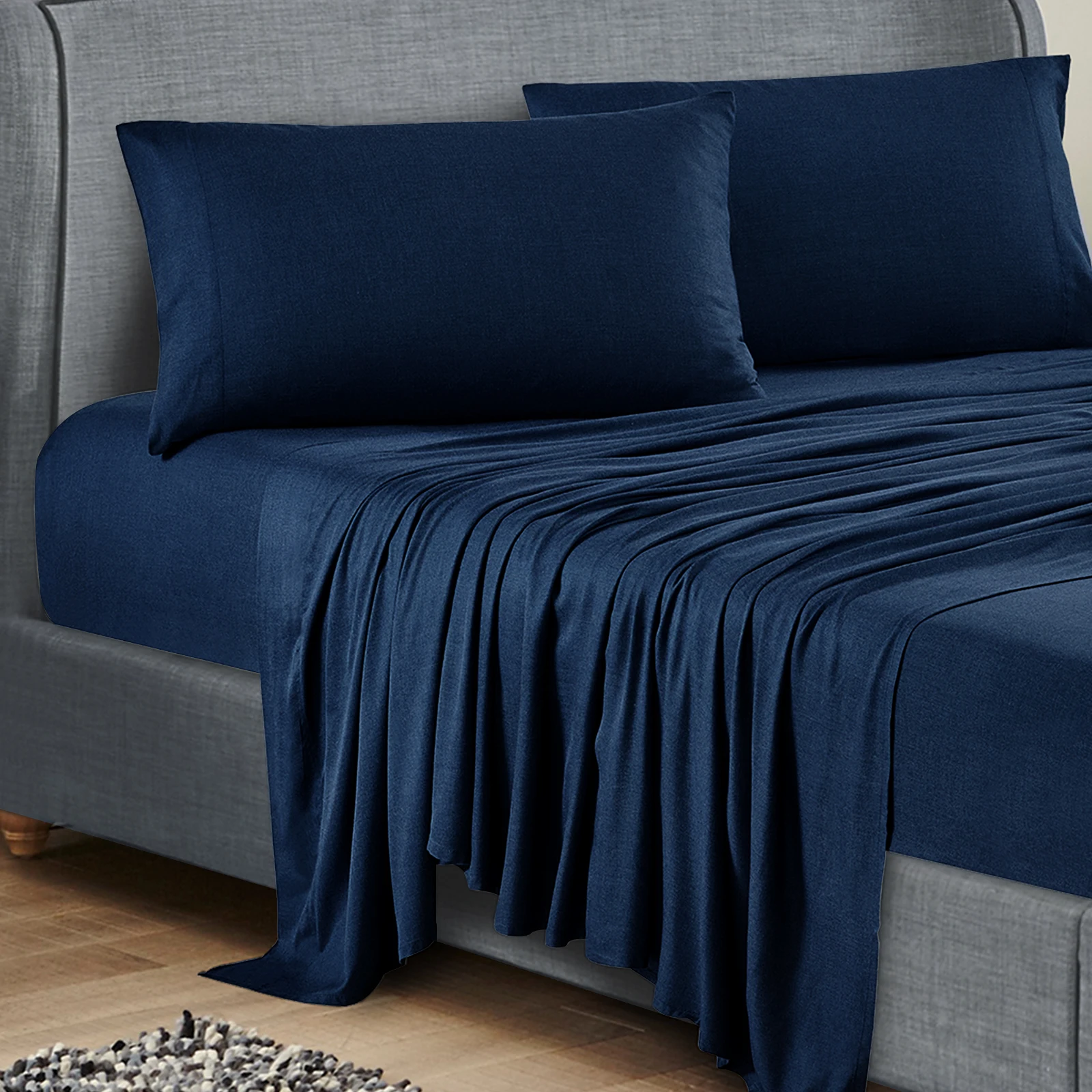 ALPHA TEXTILE bed sheet set with pillow case Rayon bed sheets set fabric fitted bedsheets basicJuego de ropa de cama pillow case