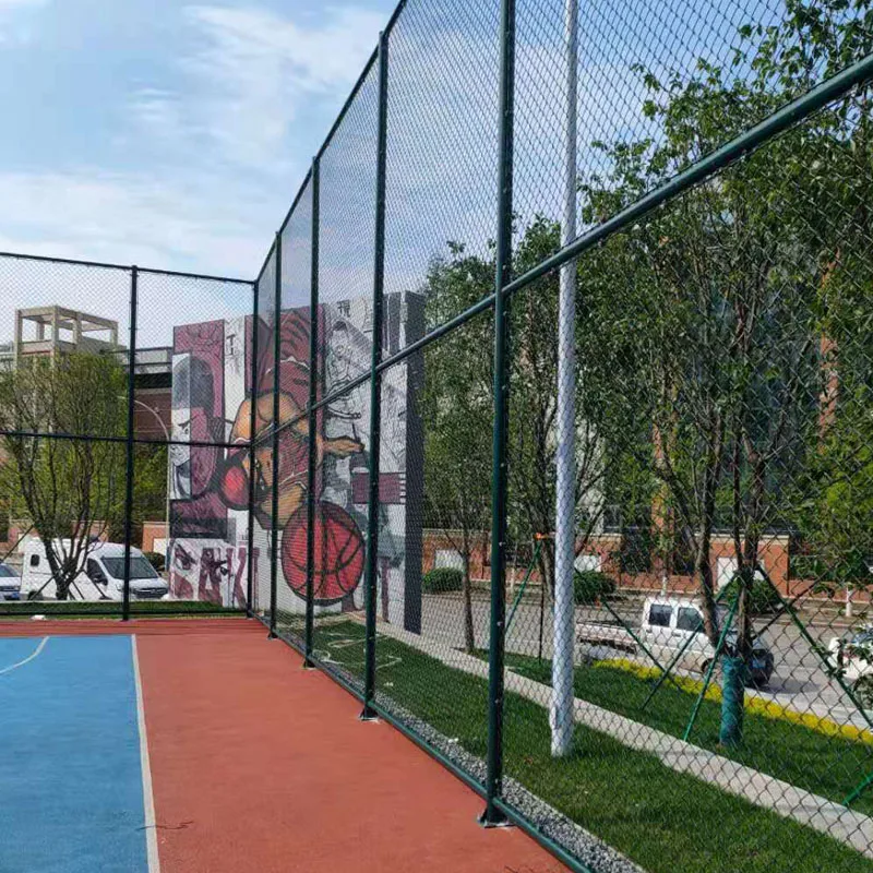 The Most Popular Solid Durable Galvanized Grid Structure Chain Link Fence