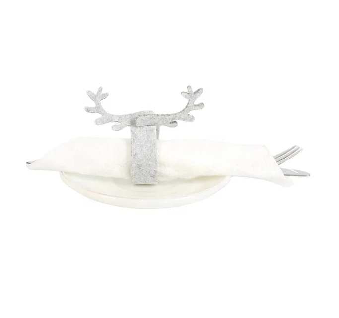 High Quality Handmade Felt Napkin Rings and Napkin Holders Set Bulk Promotion Cheap Price Decorative Napkin Rings