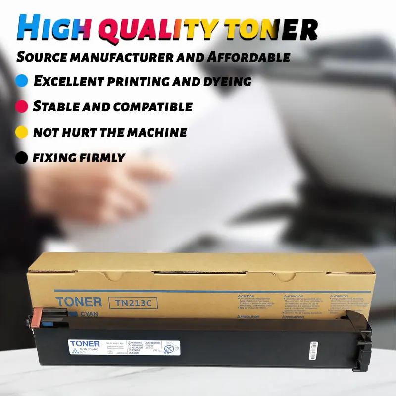 TN213 картриджи с тонером для Konica Minolta совместимые Bizhub C253 203