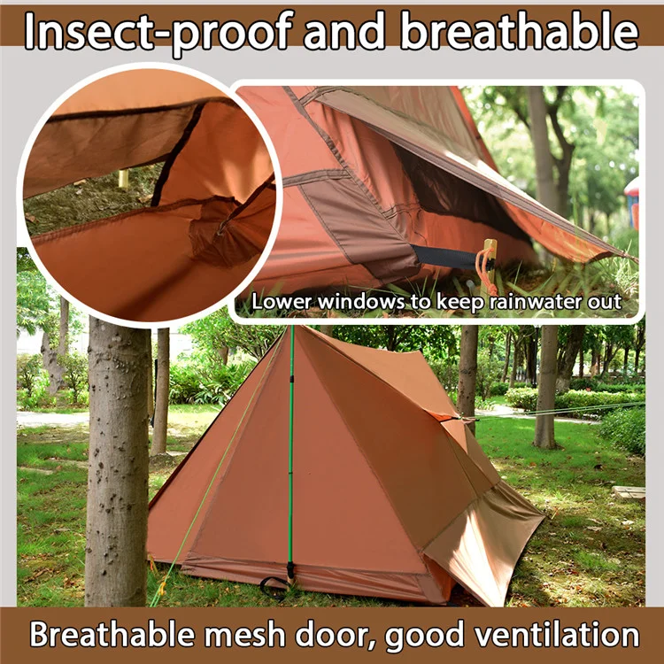 Double-Layer Portable Outdoor Car Rear Tent Outdoor Camping 2 Person Canopy Tent Outdoor