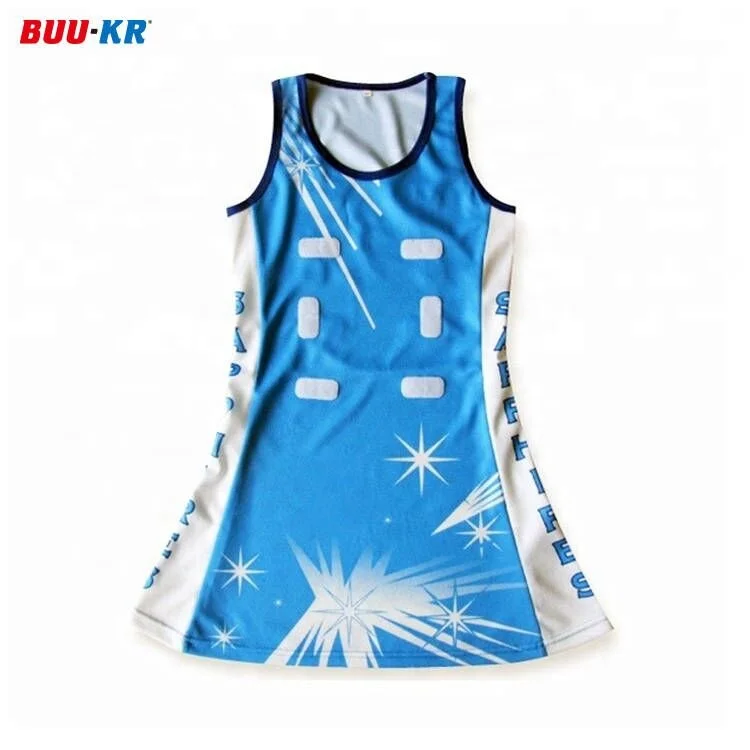 Buker Super March Promotion  Custom Wholesale OEM Netball Uniforms Netball Dress