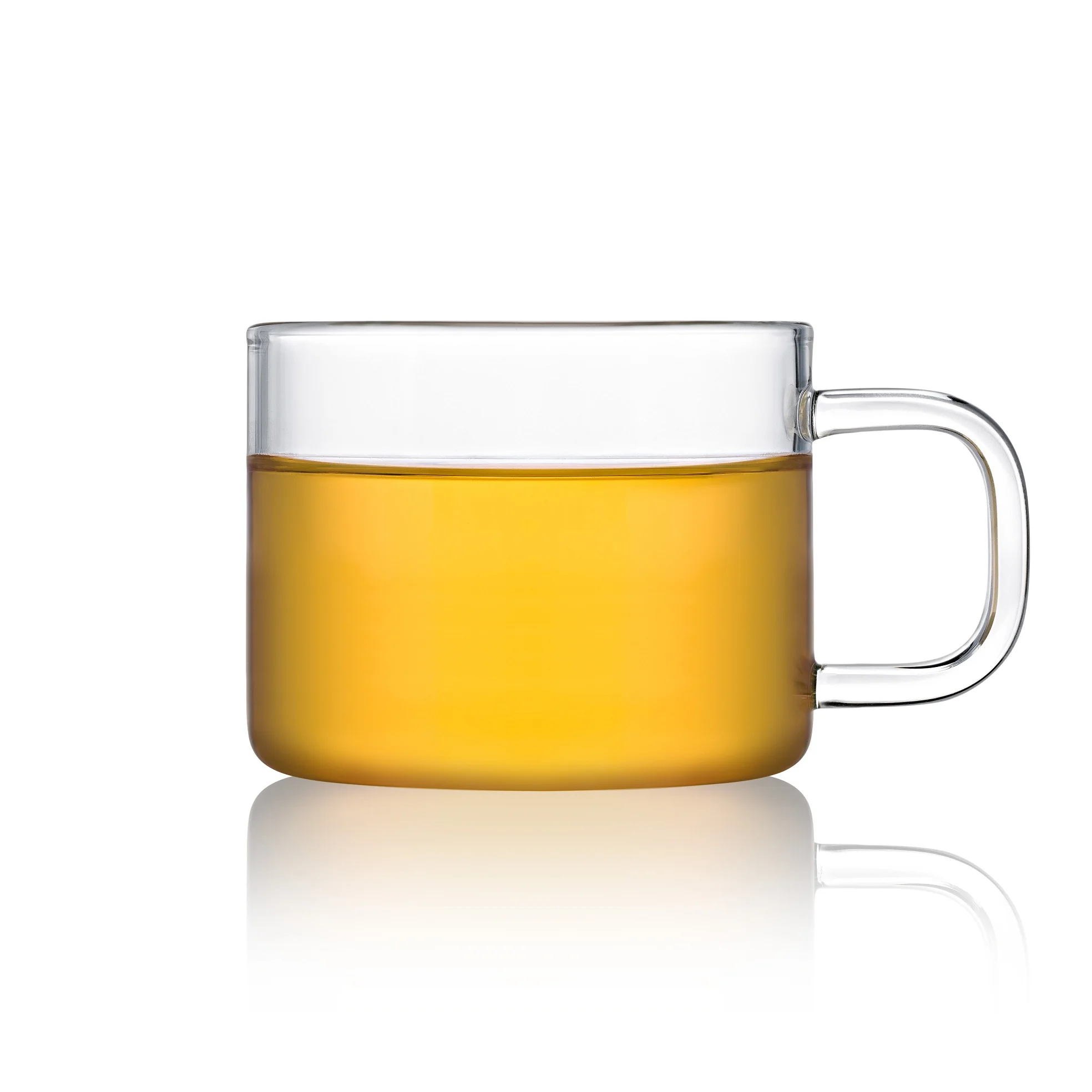 2024 Hot Selling Gift Box Travel Home Office Water Bottle Simple Safety Transparent Belt Cup Glass Teapot Tea Set