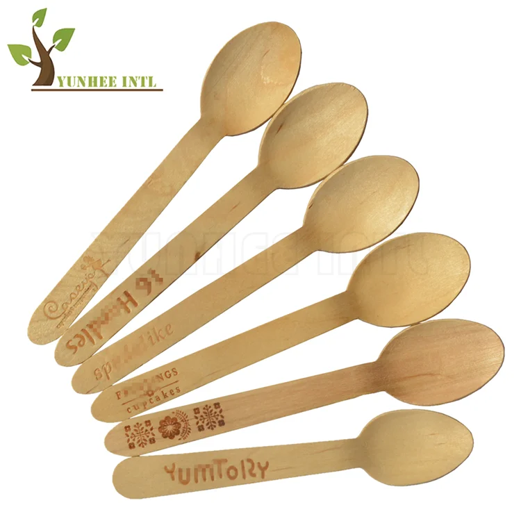 F-S-C Approved Disposable Birch Wood Knife with LOGO Hot Stamped