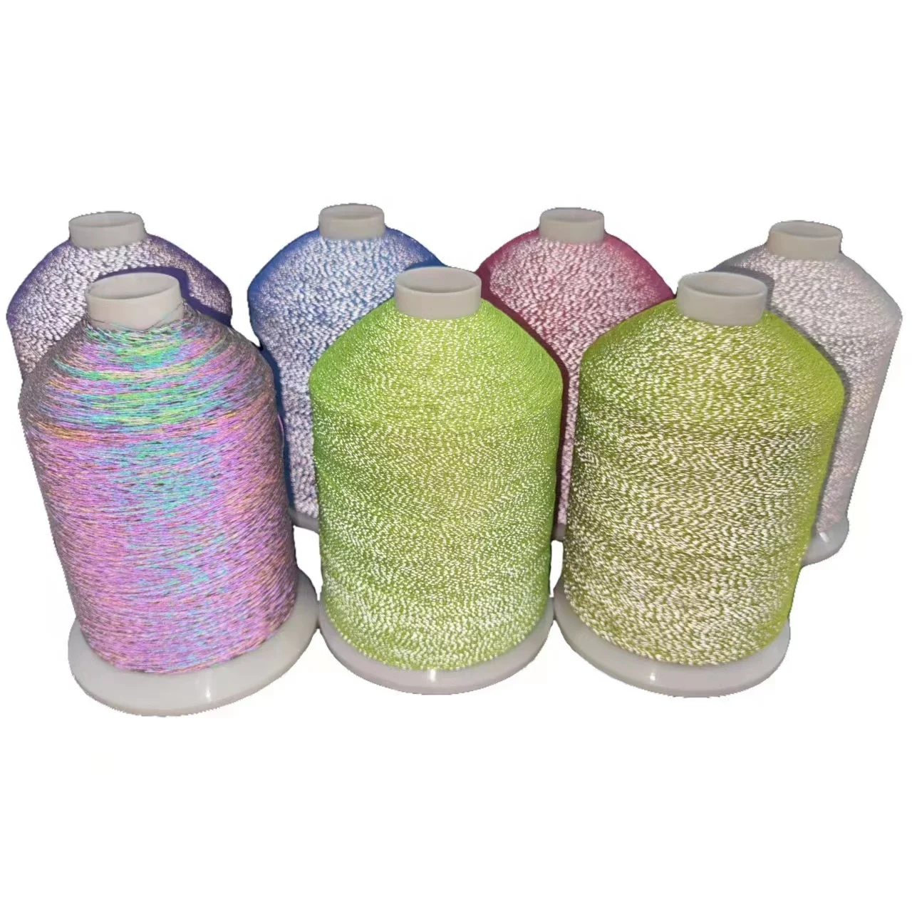 spun high visibility reflective 100% polyester wool  tape sewing yarn yarns 1mm