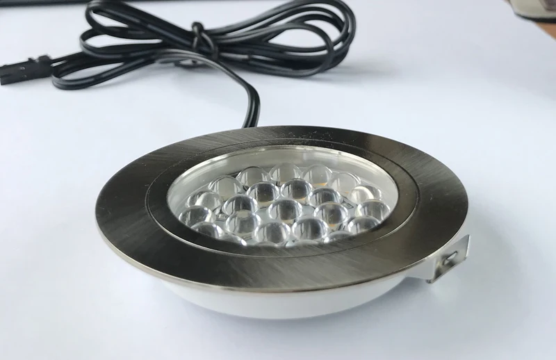 2 5 дюймов сенсорный датчик караван черный цвет светодиодные лампы 12V 24V тусклый на включение/выключение интерьер плафон Сенсорная лампа