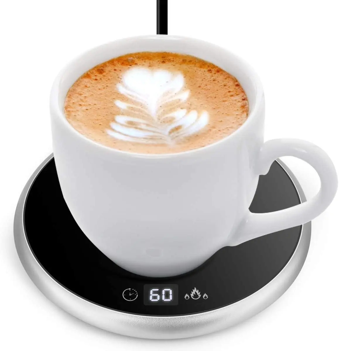 Smart Coffee Warmer Auto On/Off Gravity-induction Mug Warmer for Office Desk Use Candle Wax Cup Warmer Heating Plate