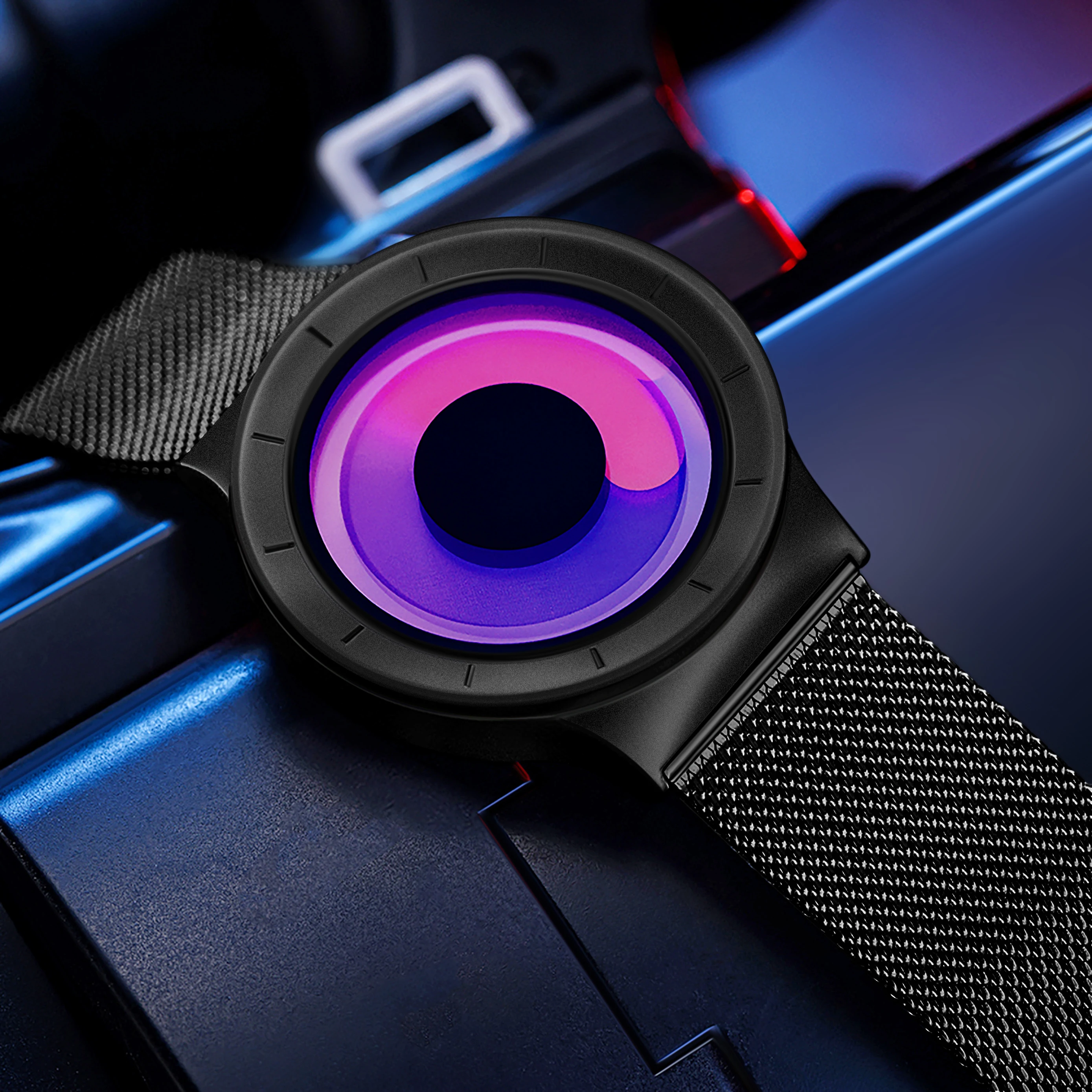 Sinobi Красочные Креативные спортивные водонепроницаемые часы S9659G Новые Стильные кварцевые для мужчин