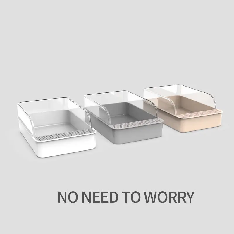 
factory price detachable cat litter box pet toilet 